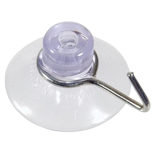 Hillman Fasteners 243687 Clear Suction Cup  Large Pack of 4